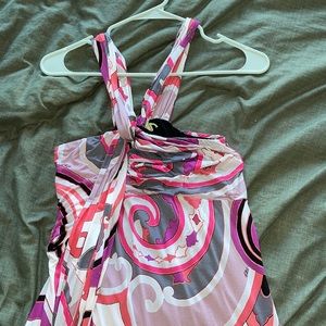 Maxi classic etro dress